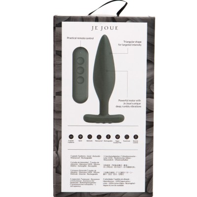 JE JOUE - EGON ANAL PLUG VIBRATING BLACK - D-235813 - Dona Pimenta