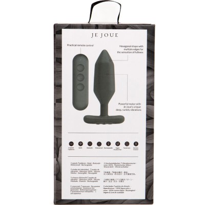 JE JOUE - ONYX ANAL PLUG VIBRATING BLACK - D-235814 - Dona Pimenta