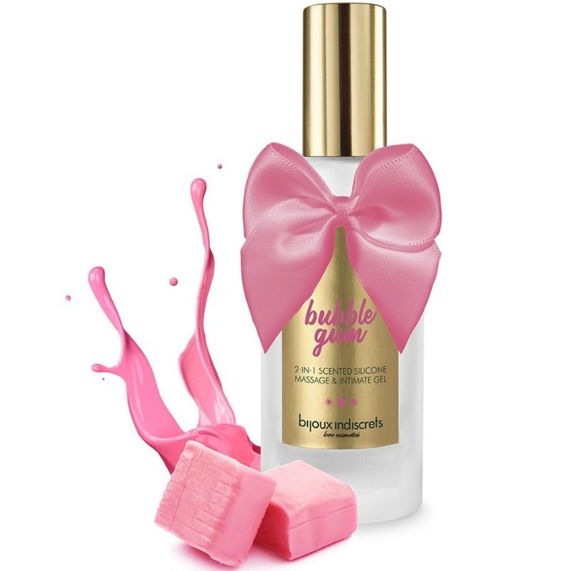 BIJOUX BUBBLE GUM 2 EM 1 SILICONE GEL 100 ML - D-218842 - Dona Pimenta