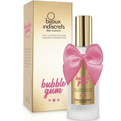 BIJOUX BUBBLE GUM 2 EM 1 SILICONE GEL 100 ML - D-218842 - Dona Pimenta