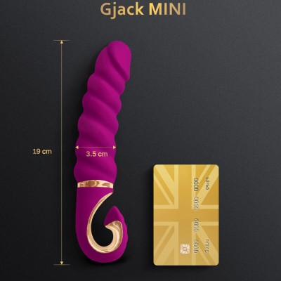 GVIBE - GJACK MINI VIBRADOR DE SILICONE FRAMBOESA DOCE - D-236152 - Dona Pimenta