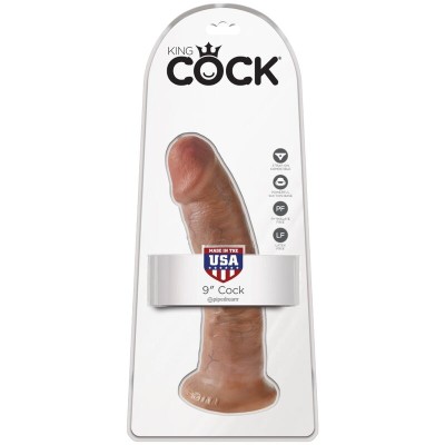 KING COCK - PÊNIS REALÍSTICO 21,7 CM CARAMELO - D-236503 - Dona Pimenta