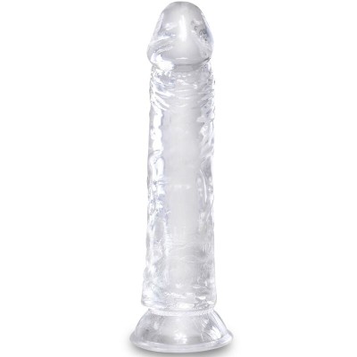 KING COCK CLEAR - PÊNIS REALISTA 19,7 CM TRANSPARENTE - D-236520 - Dona Pimenta