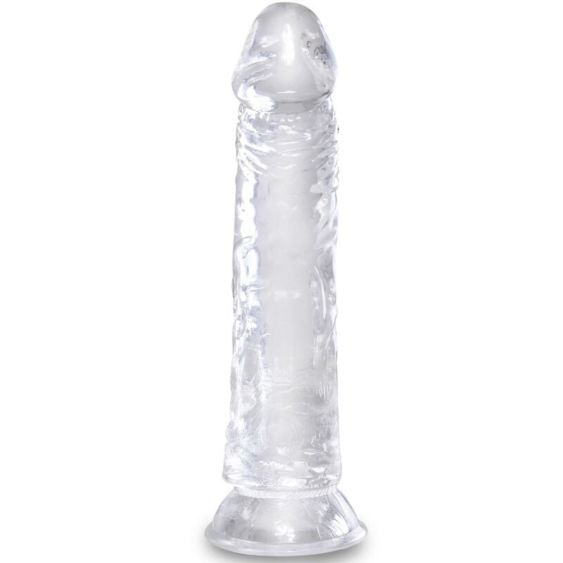 KING COCK CLEAR - PÊNIS REALISTA 19,7 CM TRANSPARENTE - D-236520 - Dona Pimenta