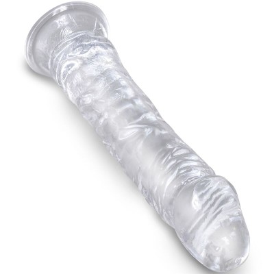 KING COCK CLEAR - PÊNIS REALISTA 19,7 CM TRANSPARENTE - D-236520 - Dona Pimenta