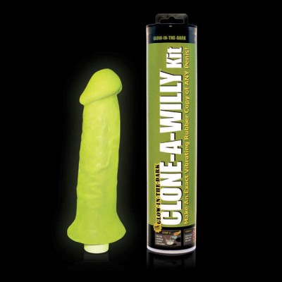 CLONE A WILLY CLONADOR PENE VERDE LUMINISCENTE CON VIBRADOR - D31-20804 - Dona Pimenta