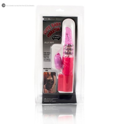 RABBIT VIBRATOR RABBIT PINK - D34-149094RS - Dona Pimenta