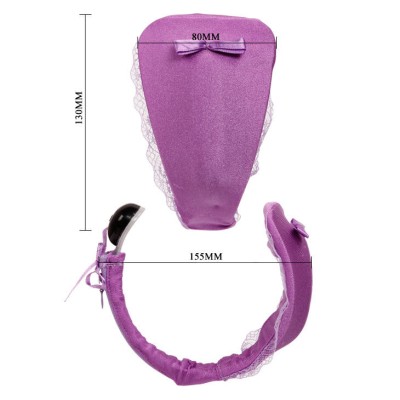 TANGA CON VIBRADOR CON CONTROL REMOTO LILA - D44-194945LL - Dona Pimenta