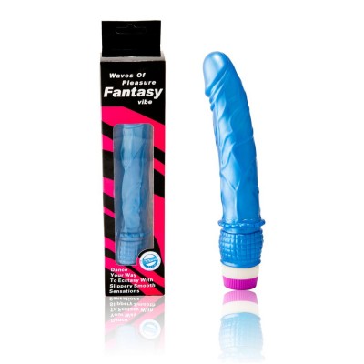 WAVES OF PLEASURE VIBRATOR 23 CM BLUE - D47-194157 - Dona Pimenta