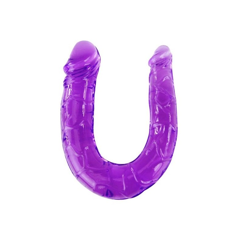 DILDO DUPLO FLEXÍVEL ROXO - D66-194148LL - Dona Pimenta