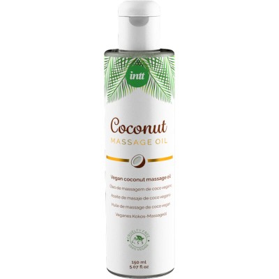 INTT - ÓLEO DE MASSAGEM VEGANO DOCE COM RELAXANTE SABOR DE COCO - D-234932 - Dona Pimenta