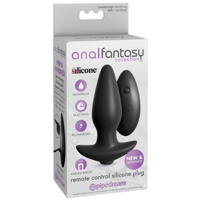 PLUGUE DE SILICONE DE CONTROLE REMOTO ANAL FANTASY. - PD4616-23 - Dona Pimenta