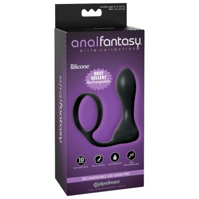 COLEÇÃO ANAL FANTASY ELITE RECARREGÁVEL ASS-GASM PRO - PD4776-23 - Dona Pimenta