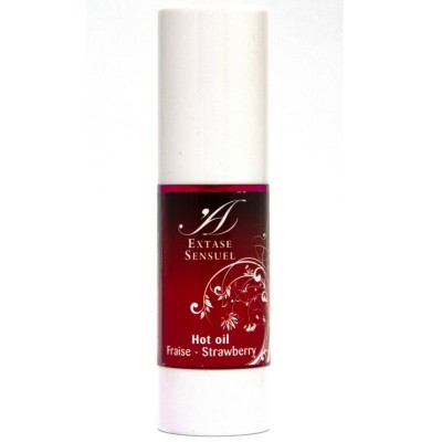 EXTASE SENSUEL HOT OIL STRAWBERRY - D-201708 - Dona Pimenta