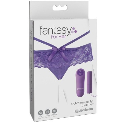 FANTASY PARA SUA PANTY SEM PASTA THRILL-HER - PD4933-12 - Dona Pimenta