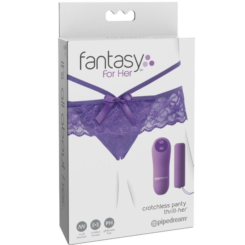 FANTASY PARA SUA PANTY SEM PASTA THRILL-HER - PD4933-12 - Dona Pimenta