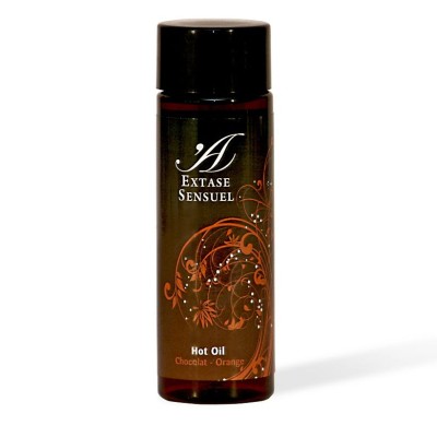 EXTASE SENSUEL HOT OIL CHOCOLAT-ORANGE 100ML - D-201711 - Dona Pimenta