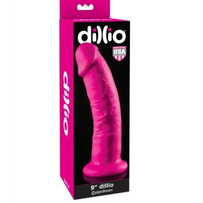 DILDO 22,9 CM DILLIO PINK - PD5309-11 - Dona Pimenta