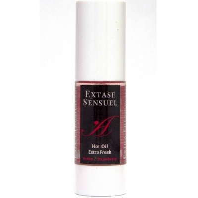 EXTASE SENSUEL HOT OIL EXTRA FRESH STRAWBERRY - D-201714 - Dona Pimenta