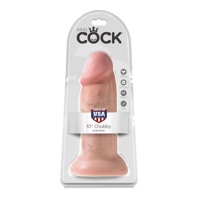 KING COCK REALISTIC DILDO CHUBBY 25,4 CM - PD5536-21 - Dona Pimenta