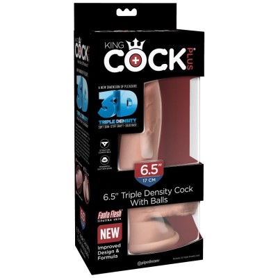 KINGCOCK TRIPLE DENSITY COCK 14 CM - PD5717-21 - Dona Pimenta