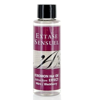 EXTASE SENSUEL FEROMON HOT OIL ATRAÇÃO EFEITO BLAKBERRY 100ML - D-201724 - Dona Pimenta