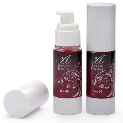 EXTASE SENSUEL HOT OIL CHERRY 30ML - D-212221 - Dona Pimenta