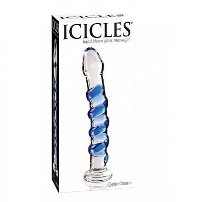 ICICLES NÚMERO 05 DILDO DE VIDRO SOPRADO À MÃO - PD2905-00