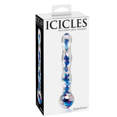 ICICLES NÚMERO 8 DILDO DE VIDRO SOPRADO À MÃO - PD2908-00