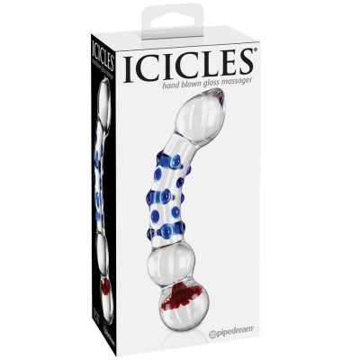 ICICLES  NÚMERO 18 DILDO DE VIDRO SOPRADO À MÃO - PD2918-00