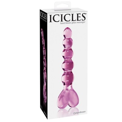 ICICLES NÚMERO 43 DILDO DE VIDRO SOPRADO À MÃO - PD2943-00