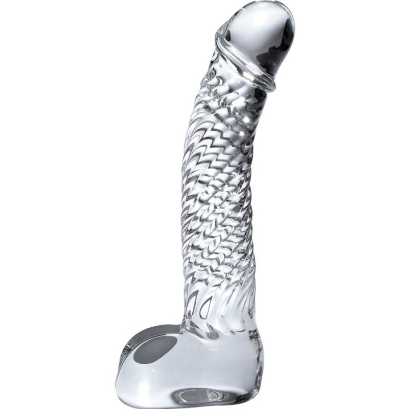 ICICLES NÚMERO 61 DILDO DE VIDRO SOPRADO À MÃO - PD2961-00