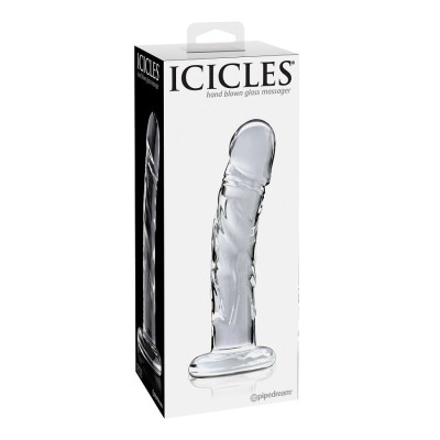 ICICLES NÚMERO 62 DILDO DE VIDRO SOPRADO À MÃO - PD2962-00