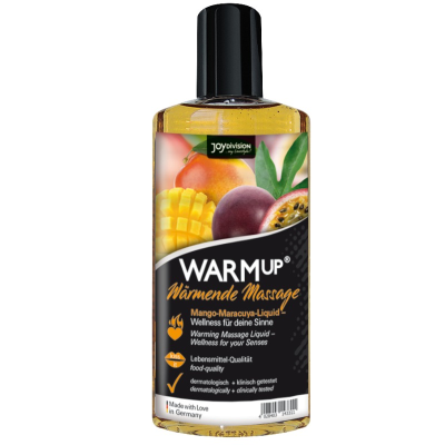 AQUAGLIDE - ÓLEO DE MASSAGEM DE MANGA E MARACUIA WARMUP - 150 ML - D-214789 - Dona Pimenta