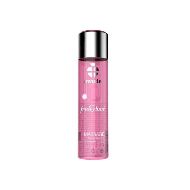 ÓLEO DE EFEITO DE CALOR SUECO FRUTO AMOR MORANGOS COM CHAMPANHE 60 ML - D-227010 - Dona Pimenta