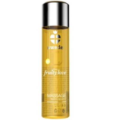 SWEDE FRUITY LOVE EFEITO DE AQUECIMENTO ÓLEO DE MASSAGEM TROPICAL FRUITY COM MEL 60 ML. - D-227020 - Dona Pimenta