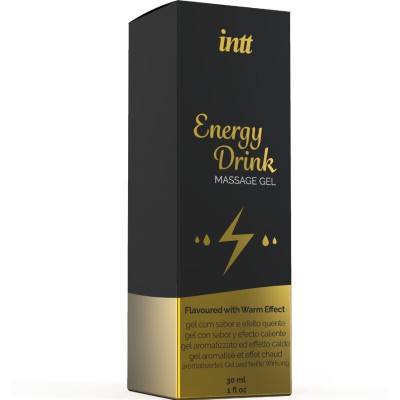 INTT - GEL DE MASSAGEM COM ENERGIA AROMATIZADA BEBIDA E EFEITO AQUECENTE - D-234914 - Dona Pimenta