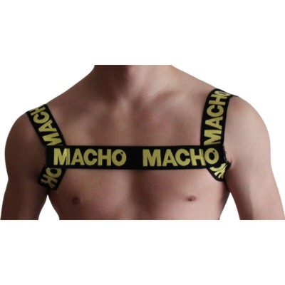 MACHO - ARNÊS DUPLO AMARELO - D-236851 - Dona Pimenta