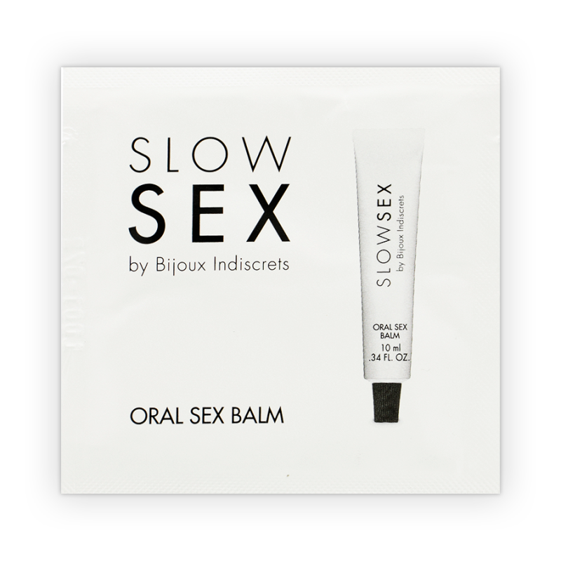 BIJOUX SLOW SEX ORAL SEX BALM DOSE ÚNICA - D-223987 - Dona Pimenta