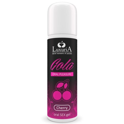 LUXURIA GEL ORAL SEX SABOR CEREJA 30 ML - D-224134 - Dona Pimenta