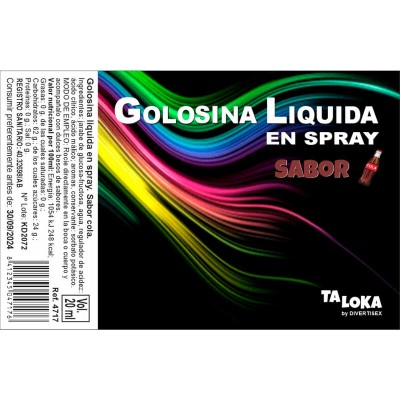 TALOKA - SPRAY DE DOCES DE COLA LÍQUIDO - D-232577 - Dona Pimenta