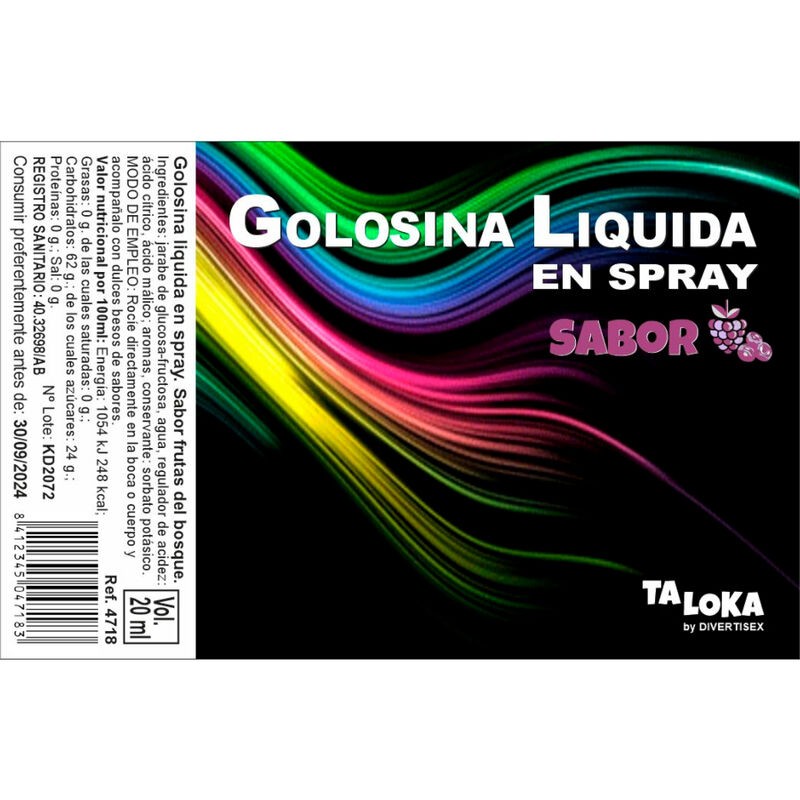 TALOKA - SPRAY DE DOCES DE BAGAS LÍQUIDAS - D-232578 - Dona Pimenta