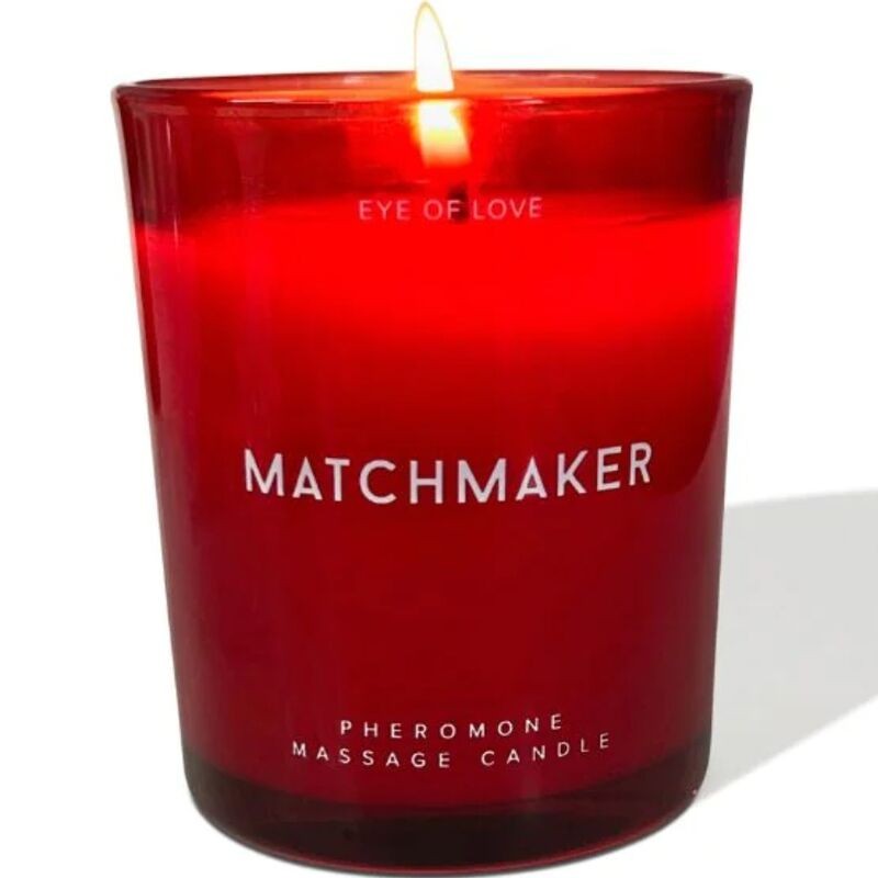 EYE OF LOVE - VELA DE MASSAGEM DIAMANTE VERMELHO MATCHMAKER ATTRACT HIM 150 ML - D-235000 - Dona Pimenta