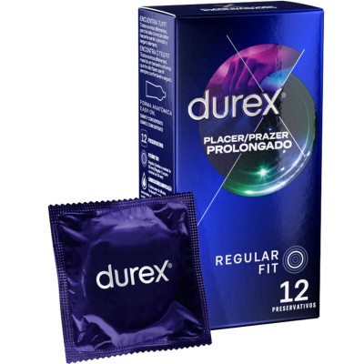 DUREX - PRAZER PROLONGADO ATRASADO 12 UNIDADES - D-194985 - Dona Pimenta