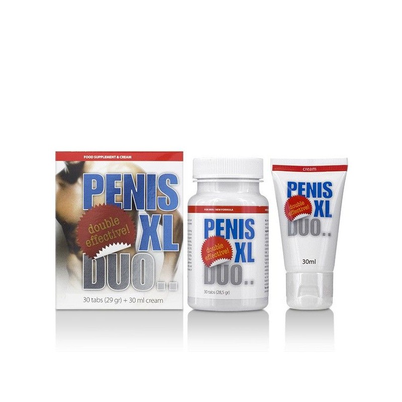 PENIS XL DUO PACK CÁPSULAS E CREME - D-201467 - Dona Pimenta