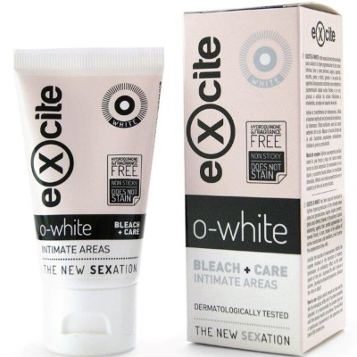 EXCITE - O WHITE BLEACH + CUIDADO ÁREAS ÍNTIMAS 50 ML - D-234855 - Dona Pimenta