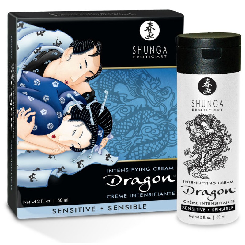 SHUNGA - CREME SENSÍVEL A DRAGÃO PARA CASAIS - D-211506 - Dona Pimenta