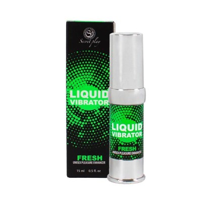 SECRETPLAY LIQUID VIBRATOR FRESH RETARD 15ML - D-212420 - Dona Pimenta