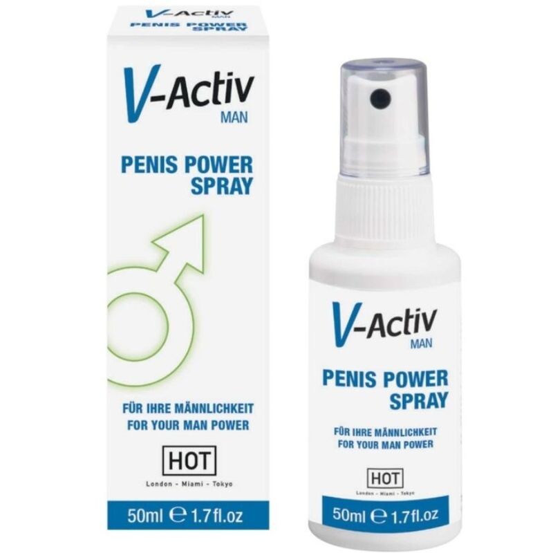 HOT - V-ACTIV PENIS POWER SPRAY MEN 50ML - D-234307 - Dona Pimenta