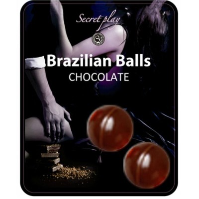 SECRETPLAY 2 BOLAS BRASILEIRAS DE CHOCOLATE - D-205753 - Dona Pimenta